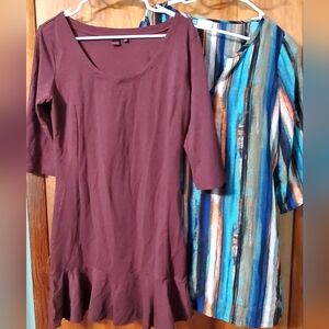 Bundle Of 2 Dresses, Size: Large (Bongo & Christian Michael)